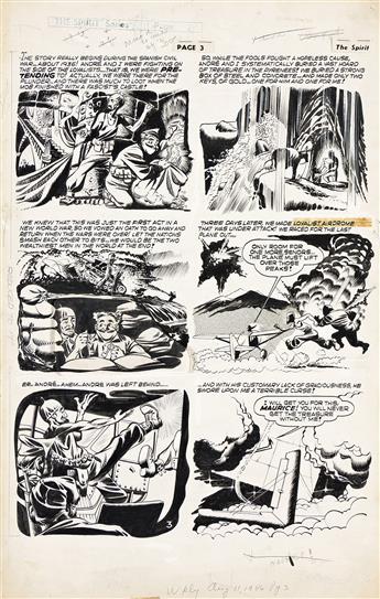 WILL EISNER (1917-2005) "The story really begins during the Spanish Civil War."